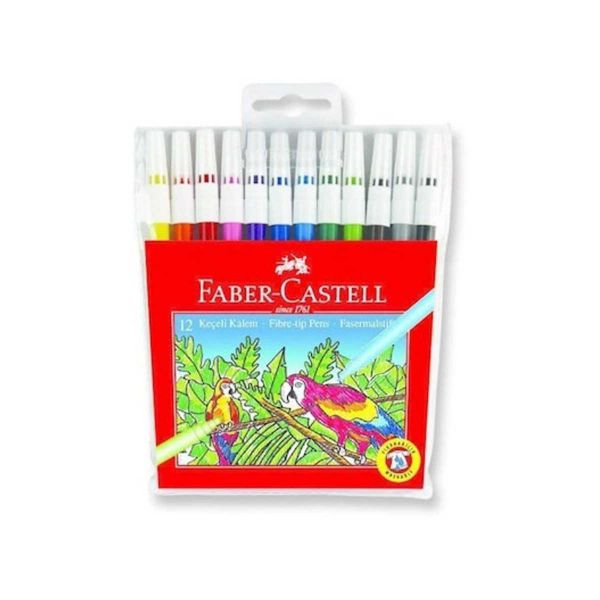 Faber Castell Keçeli Kalem 12 Renk 