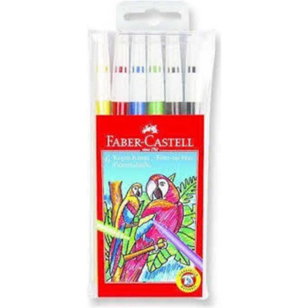 Faber Castell Keçeli Boya Kalemi 6'lı